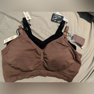 NWT: Lot of 2 Kindred Bravely Sublime Hands-Free Pumping/Nursing Bras L Busty